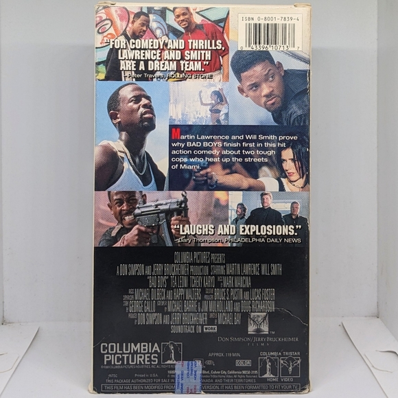 Bad Boys (1995) VHS cassette movie - Picture 2 of 4